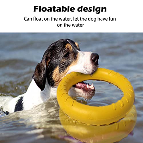 DLDER Indestructible Dog Toys Dog Chew Toy for Aggressive Chewers Flying Discs for Medium/Large Breeds Dog Training Ring,Floating Dog Ring Toys for Throwing,Catching, Flying Lightweight Dog Toy