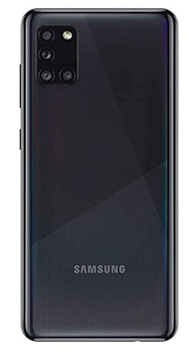 SAMSUNG Galaxy A31 64GB / 4GB - A315G/DSL Unlocked Dual Sim Phone w/Quad Camera 48MP+8MP+5MP+5MP GSM International Version (Prism Crush Black)