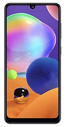 SAMSUNG Galaxy A31 64GB / 4GB - A315G/DSL Unlocked Dual Sim Phone w/Quad Camera 48MP+8MP+5MP+5MP GSM International Version (Prism Crush Black)