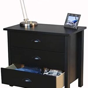 Venture Horizon 3 Drawer Nouvelle Chest Black