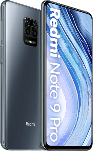 Xiaomi Redmi Note 9 Pro Smartphone - 6.67" DotDisplay,6 GB + 128 GB, 64 MP AI Quad Camera, 5020 mAh (type) NFC, Grigio (Interstellar Grey)