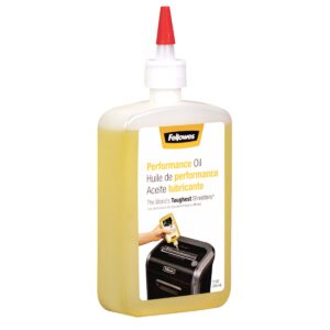 Fellowes Powershred Performance Shredder Oil, 12 oz. Extended Nozzle Bottle (35250)