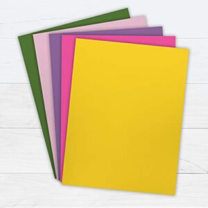 Printworks Floral Cardstock, Heavyweight, Solid Core, 8.5” x 11”, 200 Sheets (00602)