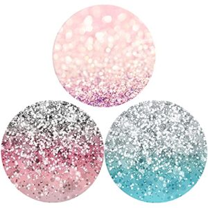 not glitter images printing/phone stand compatible with all smartphone and tablet （ 3 pack ） - marble