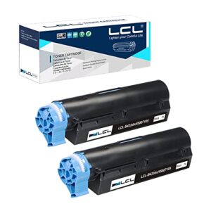 lcl compatible toner cartridge replacement for oki b412dn b432dn b512dn b512dnw 45807105 45807106 mb492 mb492dn mb492dnw mb562w mb562dnw (2-pack black)