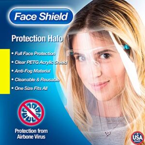 ArtToFrames SH-G-CLEAR-2-2 Clear This is a face Shield, 2 Pack, 2 Count