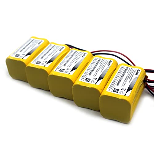 elxjar (5-Pack) 4.8V 800mAh Ni-CD Battery Pack Replacement for Astralite 20-0001 Day-Brite A15032-1 CXL6VBXT CXXL3GW, Lithonia A15032-1 Osi OSA004 Powersonic A150321 Emergency Exit Light