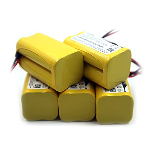 elxjar (5-Pack) 4.8V 800mAh Ni-CD Battery Pack Replacement for Astralite 20-0001 Day-Brite A15032-1 CXL6VBXT CXXL3GW, Lithonia A15032-1 Osi OSA004 Powersonic A150321 Emergency Exit Light