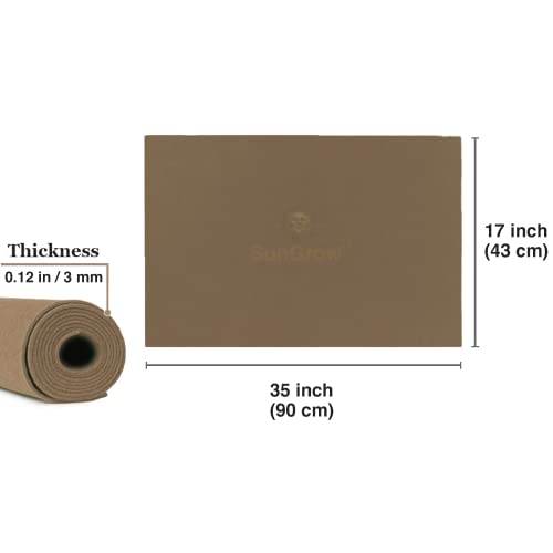 SunGrow Lizard Substrate Liner, Terrarium Bedding for Reptiles, Brown Color, 1 Pc per Pac