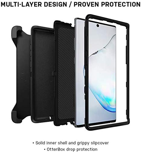 OtterBox DEFENDER SERIES Case & Holster for Samsung Galaxy Note10 - Black