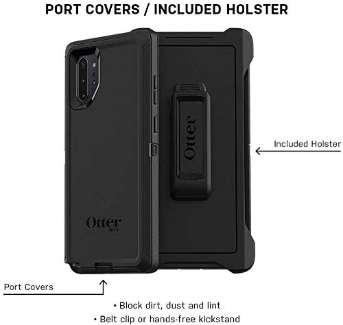 OtterBox DEFENDER SERIES Case & Holster for Samsung Galaxy Note10 - Black