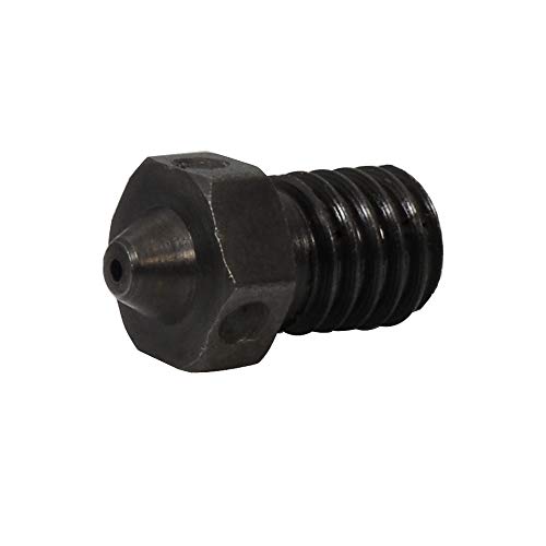 1piece Hardened Steel Nozzle M6 Thread Nozzle 0.8mm for 1.75mm V6 Hotend Prusa i3 MK3 MK2 Printing PEI PEEK or Carbon Fiber Filament use (0.8mm)