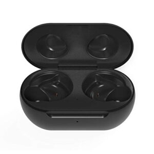 charging case for samsung galaxy buds plus, replacement charger dock cradle case cover with usb-c cable for galaxy buds/bdus+ plus (black)