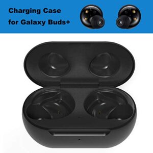 Charging Case for Samsung Galaxy Buds Plus, Replacement Charger Dock Cradle Case Cover with USB-C Cable for Galaxy Buds/Bdus+ Plus (Black)