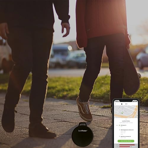 SwiftFinder Key Finder, Bluetooth Tracker and Item Locator for Keys, Bags, and More; iOS and Android Compatible, Water Resistance with 6 Months Replaceable Battery