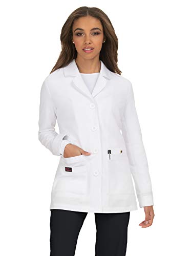 KOI Betsey Johnson B402 Women's Canna Lab Coat White M