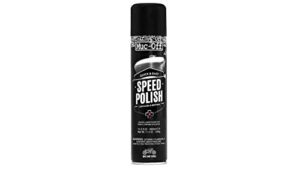 muc-off motorcycle speed polish, 13.5 fl oz - motorcycle polish spray, two in one wax and polish - post-wash protection spray for on and off-road bikes