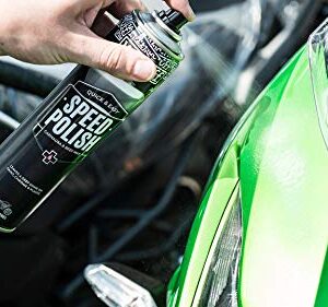 Muc-Off Motorcycle Speed Polish, 13.5 fl oz - Motorcycle Polish Spray, Two in One Wax and Polish - Post-Wash Protection Spray for On and Off-Road Bikes