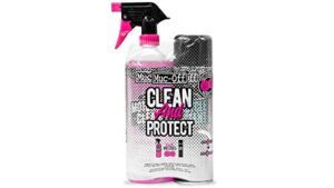 muc off motorcycle care duo kit - motorcycle cleaning kit, motorcycle detailing kit - includes motorcycle cleaner and protection spray