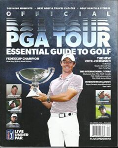 official pga tour essential guide to golf magazine, december, 2019 - may, 2020 * part-1 (please note: all these magazines are pet & smoke free magazines. no address label. (single issue magazine.)