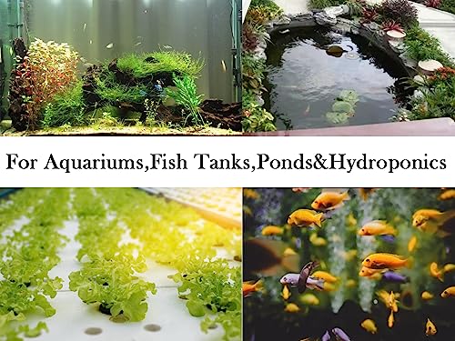 AQUANEAT Pond Air Stone 2 Inch, Air Stone for Aquarium, Long Lasting Aerator Oxygen Diffuser Airstone, Air Pump Accessories for Aquarium, Fish Tank, Hydroponics, Ponds and DWC Reservoirs 2 Pack