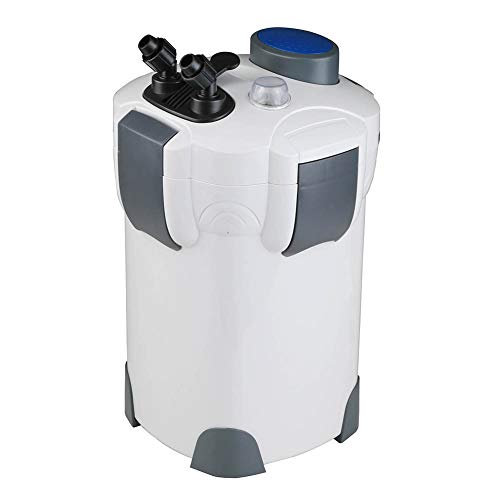 Polar Aurora Free Media 265GPH / 370GPH / 525GPH External Aquarium Filter with Builtin Pump Kit Canister (525GPH)