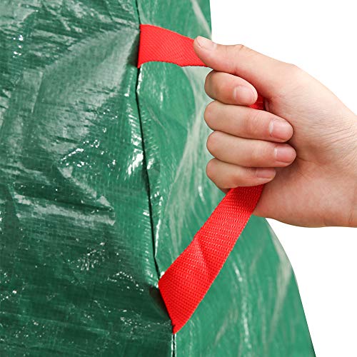 Sattiyrch Upright Christmas Tree Storage Bag – Tear Proof Material for Extra Durability – Holds up to 9 Foot Assembled Trees