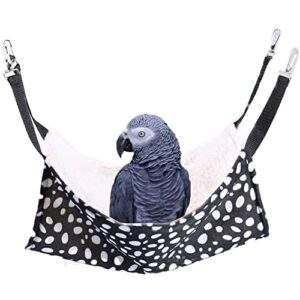 litewoo pet cotton hammock, hanging bed warm hammock swing for bird parrot rat sugar glider chinchilla squirrel guinea pig