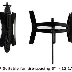 Liphontcta RER Wheel tire Chock, 2 Sets, for RV Safety, levering System, Heavy Duty Garden Sculpture Outdoor Decoration