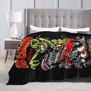 Rat Blanket Fin*k Throw Fleece Flannel Blanket for Living Room/Bedroom 80"x60"