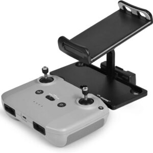 lekufee lightweight aluminum alloy foldable tablet holder for dji mini 3 pro/mini 2 se/2/mini se/mini 1/mavic 3/2/1/dji air 2s/2/mavic pro/mavic air/dji spark remote controller