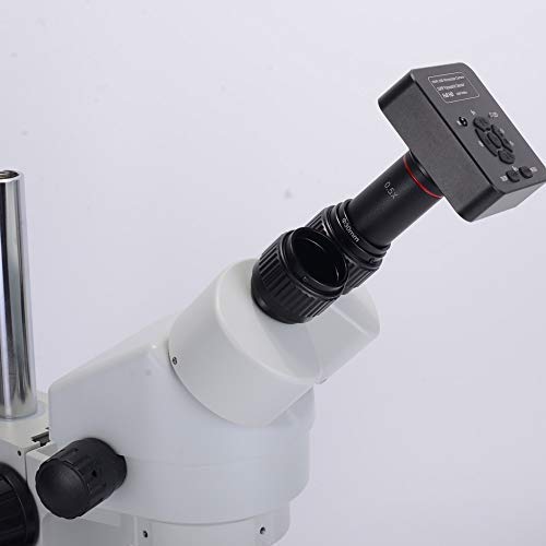 HAYEAR 34MP 1080P 60FPS HDMI USB Electronic Industrial Microscope Camera 0.5X 23.2mm Eyepiece Tube 30mm/30.5m Ring Adapter