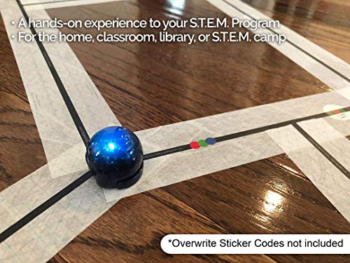 Overwrite Sticker Codes (Codes Pack) and Track Tape (3-Roll Pack) for use with Ozobot