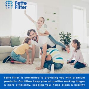 Fette Filter - Replacement Filter U Compatible with Honeywell HEPAClean U Filter HRF201B and Febreze FRF102B For HHT270, HHT290 & Febreze FHT170, FHT180, FHT190 - Pack of 6