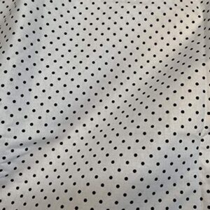 Navy Blue Swiss Polka Dot On White - Riley Blake 100% Cotton Fabric