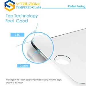 Ytaland Soft Clear Case for Umidigi S5 Pro,with Tempered Glass Screen Protector. (2 in 1)[Scratch Resistant Anti-Fall] Fashion Soft TPU Shockproof Case