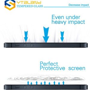 Ytaland Soft Clear Case for Umidigi S5 Pro,with Tempered Glass Screen Protector. (2 in 1)[Scratch Resistant Anti-Fall] Fashion Soft TPU Shockproof Case