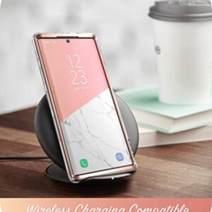 i-Blason Cosmo Series Case Designed for Galaxy Note 20 Ultra 5G (2020 Release), Protective Bumper Marble Design Without Built-in Screen Protector (Marble)