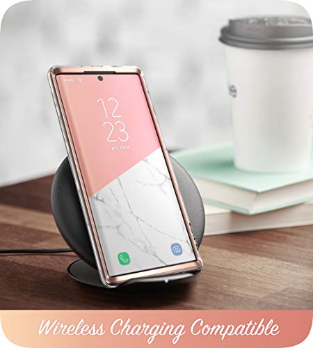 i-Blason Cosmo Series Case Designed for Galaxy Note 20 Ultra 5G (2020 Release), Protective Bumper Marble Design Without Built-in Screen Protector (Marble)