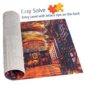 Ingooood- Jigsaw Puzzle- Fantasy Series-Classical Library- 1000 Pieces for Adult