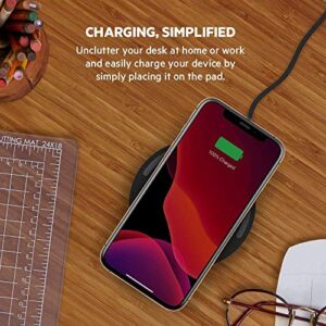 Belkin Quick Charge Wireless Charging Pad - 15W Qi-Certified for iPhone, Samsung Galaxy, Apple Airpods Pro & More - Charge While Listening to Music, Streaming Videos, & Video Calls - Black