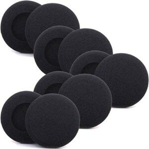 ear cushions foam replacement for supra plus encore and most standard size office telephone headsets h251 h251n h261 h261n h351 h351n h361 h361n headphones disposable covers, 5 pairs