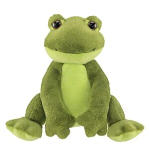 bearington ribbity plush frog stuffed animal, 8.5 inches