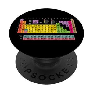 periodic table elements science chemistry cool teacher gifts popsockets popgrip: swappable grip for phones & tablets