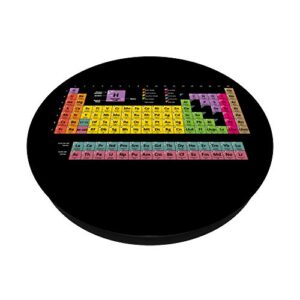 Periodic Table Elements Science Chemistry Cool Teacher Gifts PopSockets PopGrip: Swappable Grip for Phones & Tablets