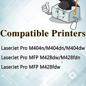 MM MUCH & MORE Compatible Toner Cartridge Replacement for HP 58A CF258A Black to Used with HP Laserjet Pro M404n M404dn M404dw MFP M428fdw M428fdn M428dw M304, (2-Pack, No-Chip)