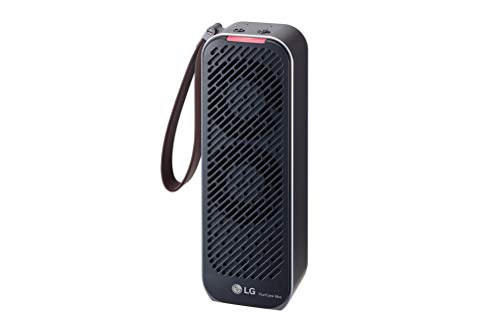 LG PuriCare Mini – Small Lightweight Ultra Quiet Portable Air Purifier for flitering ultra-fine dust and small particles in the Home Bedroom Office Airplane Train Car or On the Go, Black (AP151MBA1)