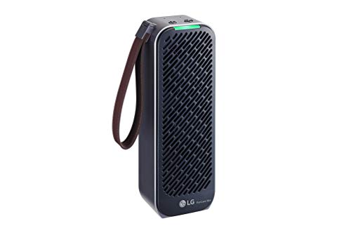 LG PuriCare Mini – Small Lightweight Ultra Quiet Portable Air Purifier for flitering ultra-fine dust and small particles in the Home Bedroom Office Airplane Train Car or On the Go, Black (AP151MBA1)