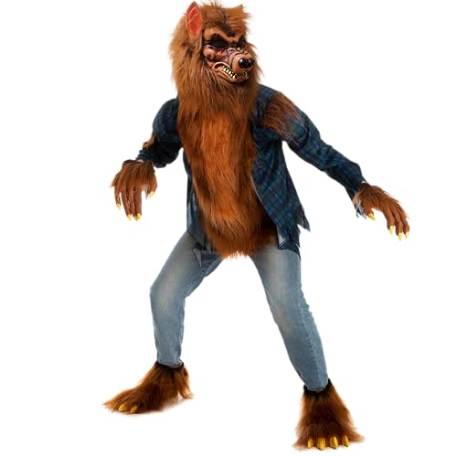 Spooktacular Creations Child Unisex Madness Werewolf Costume for Kids Halloween Party-S(5-7yr)