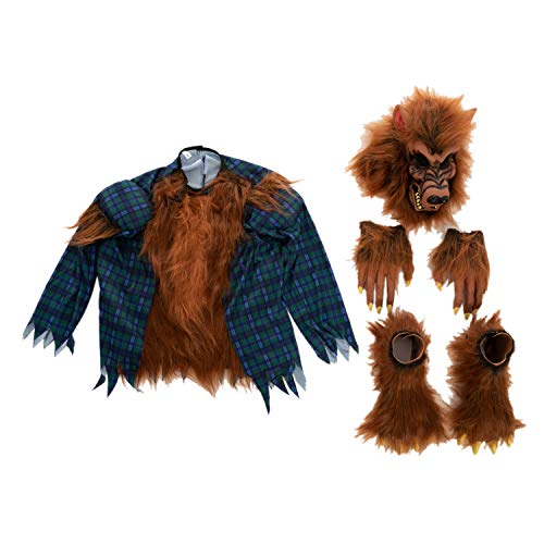 Spooktacular Creations Child Unisex Madness Werewolf Costume for Kids Halloween Party-S(5-7yr)